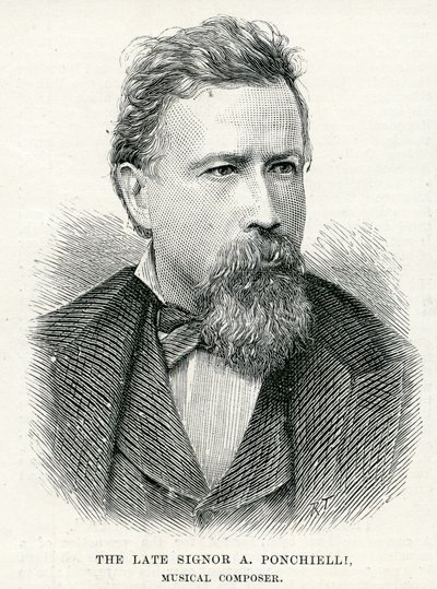 Portrait of Amilcare Ponchielli by English School